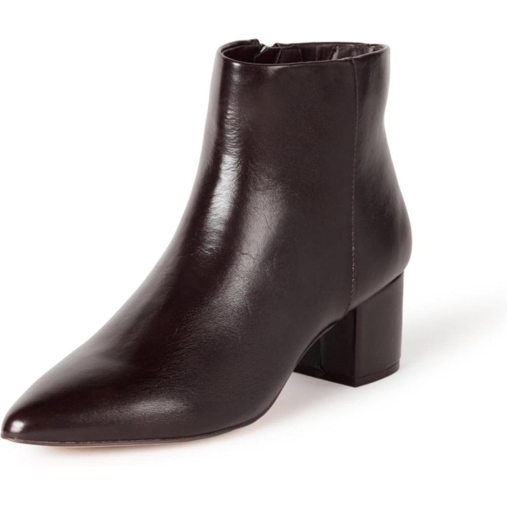 NWOT The Drop Women's Jessi Side-Zip Block Heel Ankle Boot